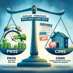 Mortgage Forbearance Pros And Cons Made Easy.scales visually represent the pros and cons on a balanced scale, making the concept easy to understand.